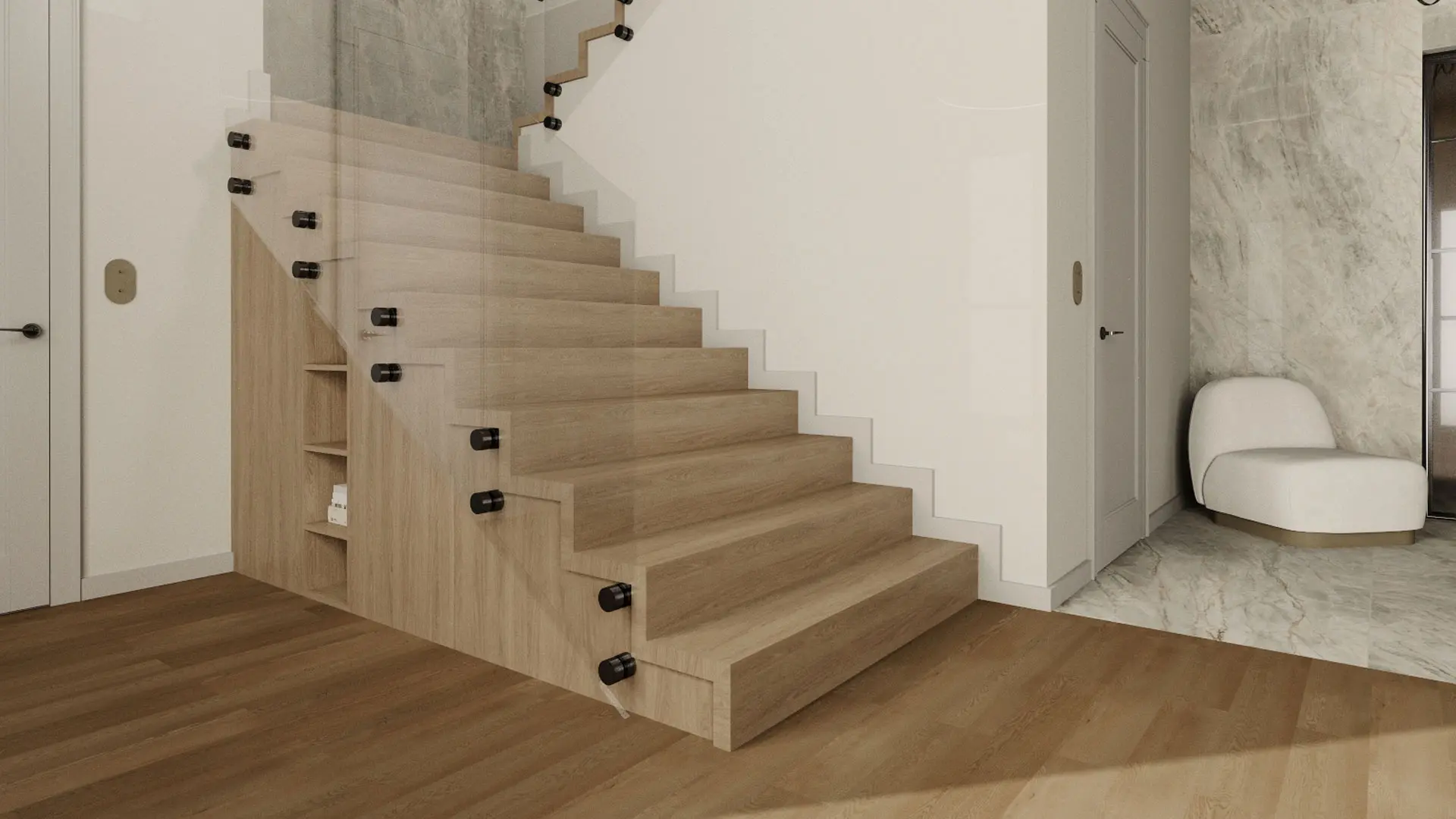 Schody drewniane i winylowe Stolmat